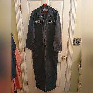 Vintage Ford Motor Company Navy Blue Mechanic Coveralls